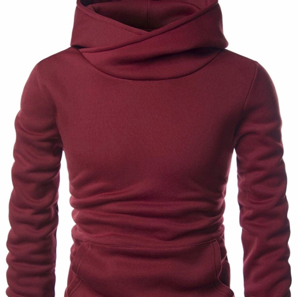 Funnel Neck Fleece Hoodie